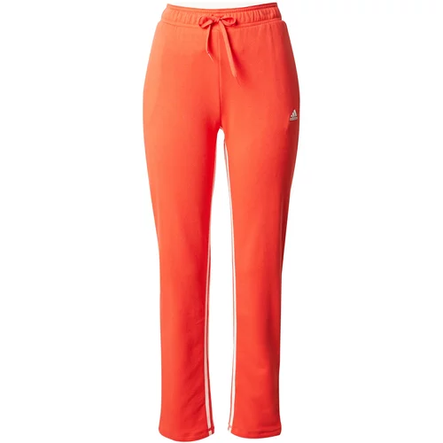 ADIDAS SPORTSWEAR Športne hlače 'Dance All-gender Versatile French Terry' oranžno rdeča / bela