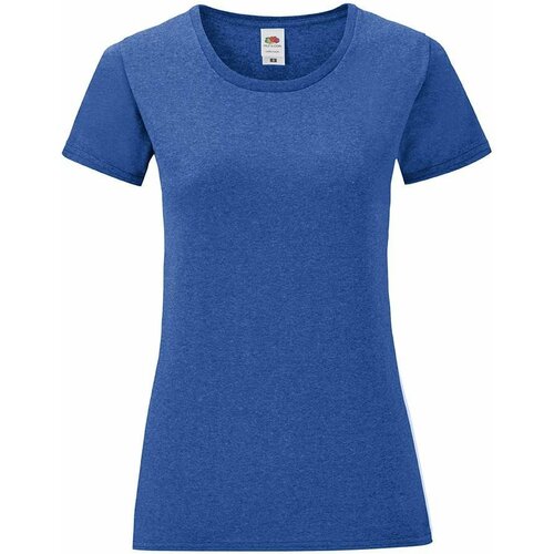 Fruit Of The Loom Blue Iconic women's t-shirt in combed cotton Cene