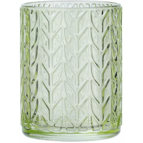 Wenko zelena staklena čaša za četkice za zube vetro