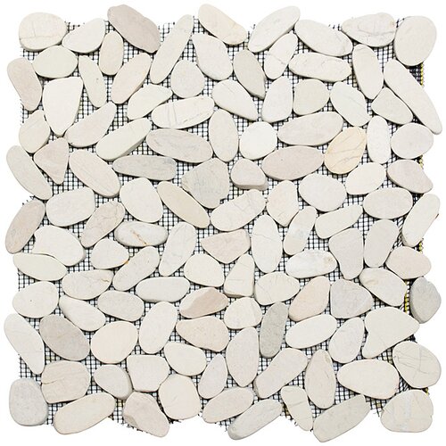 Uni mozaik pločica slice (30,5 x 30,5 cm, bijele boje, mat) Cijene