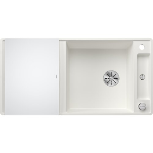 Blanco pomivalno korito AXIA III XL 6 SF InFino SILGRANIT desko steklo, z daljinskim upravljanjem. - ledenik-beli-sl Cene