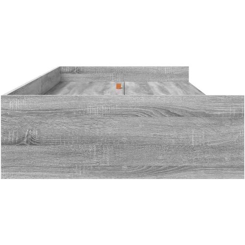  Krevetna konstrukcija s uzglavljem Siva Sonoma 98.5 x 200 cm Slike