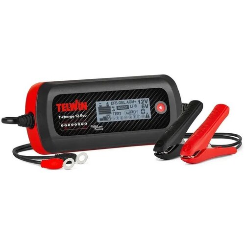 Telwin T-Charge 12 EVO punjač i tester akumulatora 6/12 V, do 70 Ah Slike