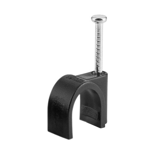 INF Kabelske objemke z žeblji 100 kosov Black 4 mm, (21273235) Cene