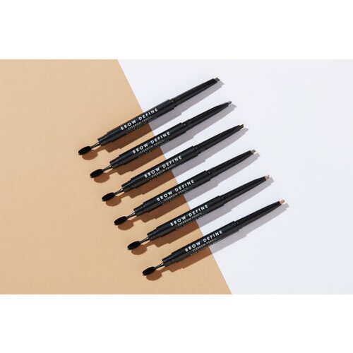 MUA Makeup Academy Brow Define olovka za obrve sa četkicom nijansa Dark Brown Slike