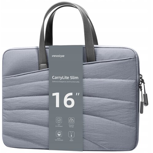 Innostyle ŽENSKA TORBA ZA PRENOSNIK 15, 6, 16 L, VODOTESNA, CARRYLITE SLIM, SIVA, (5000338147) Cene