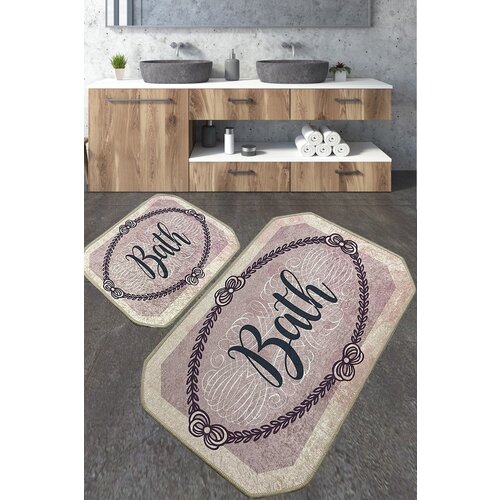 Voten multicolor bathmat set (2 pieces) Slike