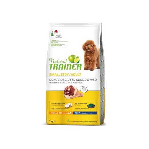 Natural trainer dog Hrana Za Pse, Sirovom Šunka I Pirinač, Za Odrasle Pse, Malih rasa 7kg Cene