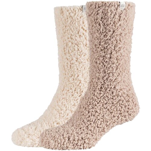 Skechers Nogavice 2PPK Wm Cozy Fuzzy Socks Bež Slike