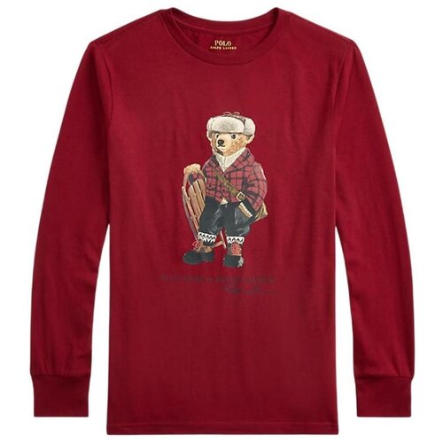 Polo Ralph Lauren Majice z dolgimi rokavi 323981265001 Rdeča Cene