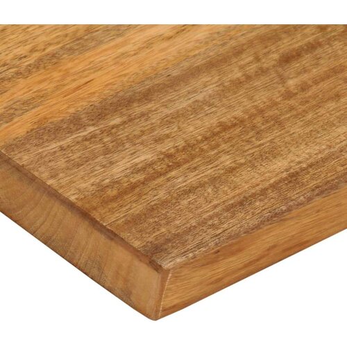 vidaXL Mizna plošča z naravnim robom 140x20x2,5 cm trden mangov les Cene