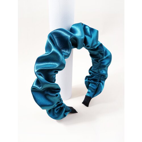 INF Plisirana svila, trak za lase, pentlja za lase Blue, (21549868) Slike