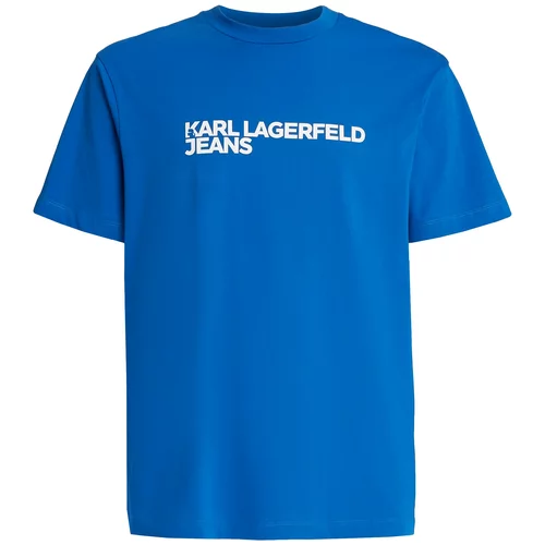 KARL LAGERFELD JEANS Majica kraljevsko plava / bijela