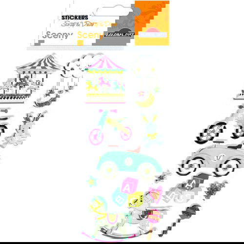 Grupo RELIEFNE NALEPKE SCENY SCRAP &amp;amp; DECO VRTILJAK, (20862739) Slike