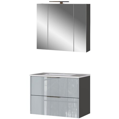 Germania Sivi kupaonski set Crandon 7814 - Slike