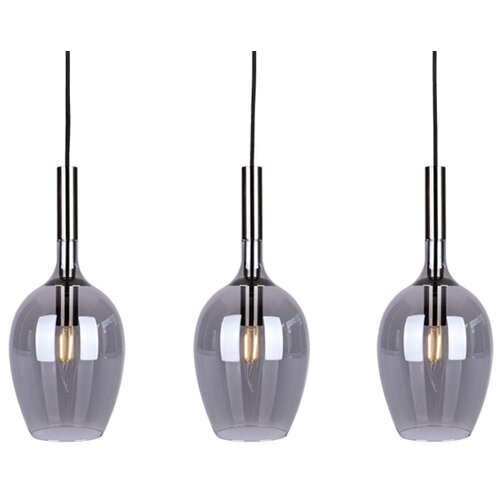  Luster na sajli TANGO 3xE14/40W/230V crni Slike