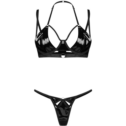 Obsessive Keira Lise 2-pcs Set Black L/XL Slike