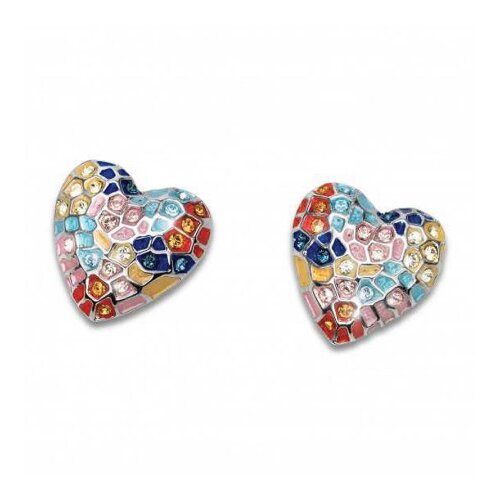  Ženske oliver weber gaudi heart pin multicolor mindju&amp;Scaron;e sa swarovski kristalima ( 22646 ) Slike