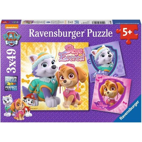 Ravensburger 3x49 delna sestavljanka Tačke na patrulji,SkyEverest 080083 Cene