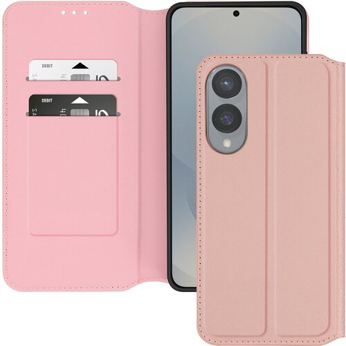 AVIZAR Ohi&scaron;je za Samsung S25 Edge Clamshell Card Holder and Video Holder, &Scaron;ampanjec roza, (5000016245) Cene