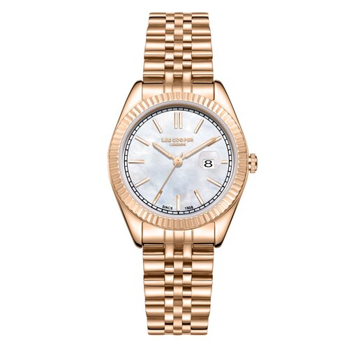 Lee Cooper Ženski sat LC08210.460, Bež kući&scaron;te, Rose gold Cene
