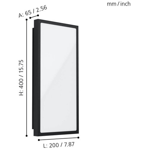 Eglo 99533 - LED spolja&amp;scaron;nje zidno svetlo CASAZZA LED/16W/230V IP44 Slike