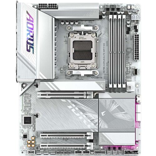 Gigabyte Matična ploča AM5 X870E Aorus Elite WIFI7 Ice Slike