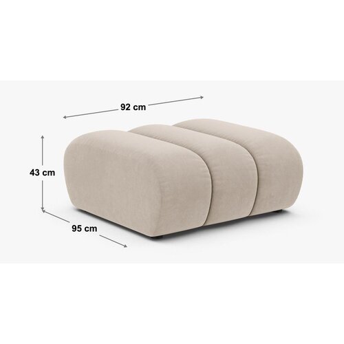 Micadoni Bež tabure od &amp;scaron;enila Lupine &amp;ndash; Slike
