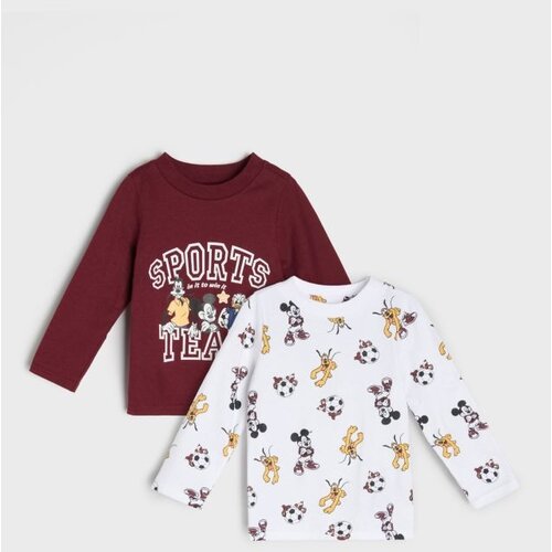 Sinsay Pamučne majice s printom 2 pack Mickey Mouse Cene