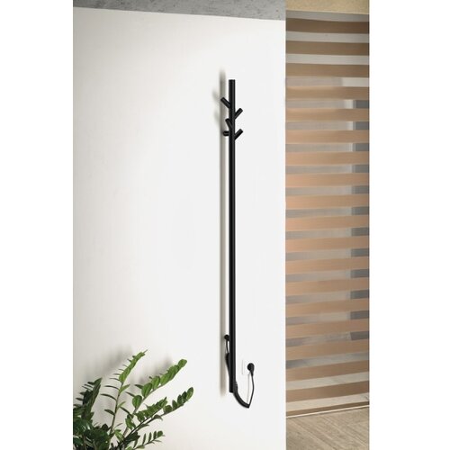 Sapho električni su&amp;scaron;ač pe&amp;scaron;kira pasador 30W 150x15 cm mat crna Slike