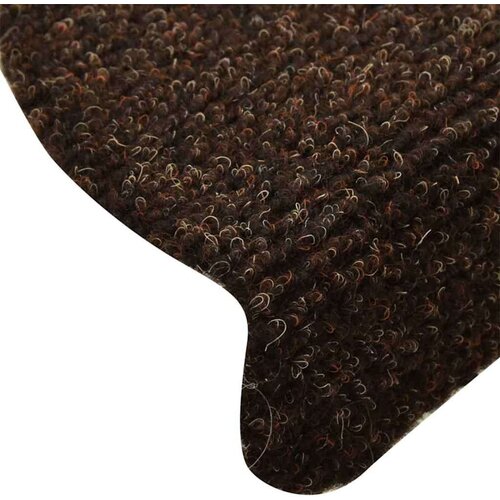 vidaXL Samoljepljivi otirači za stepenice 5 kom smeđi 65 x 21 x 4 cm Cene