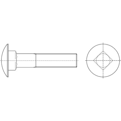  Matični vijak TORBAN M6x40 ZN DIN 603 4.6 Cene