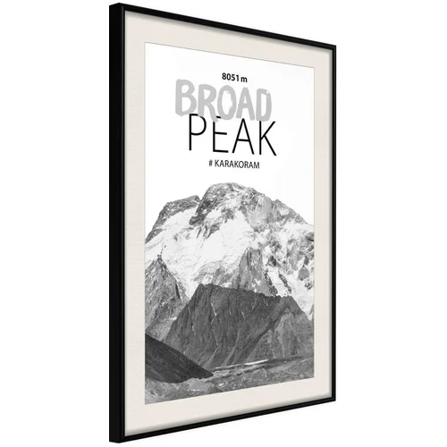  Poster - Peaks of the World: Broad Peak 20x30