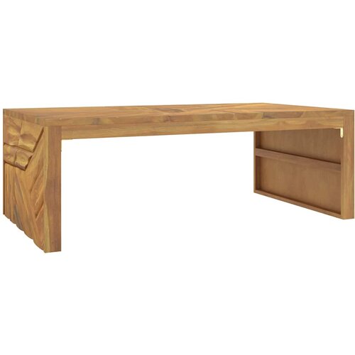 VidaXL Klubska mizica 110x60x38 cm masivni les tikovina, (21824202) Slike