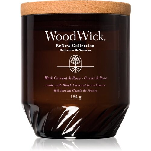WoodWick Black Currant & Rose dišeča sveča 184 g Cene