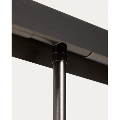 Kave Home Črna stoječa svetilka (vi&amp;scaron;ina 121 cm) Lynor &amp;ndash; Slike