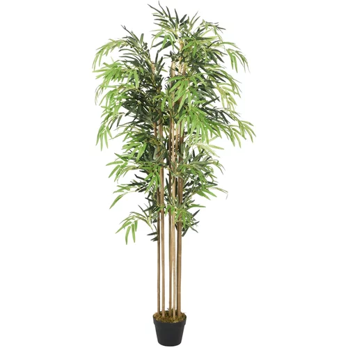 vidaXL Umjetno stablo bambusa 1605 listova 180 cm zeleno