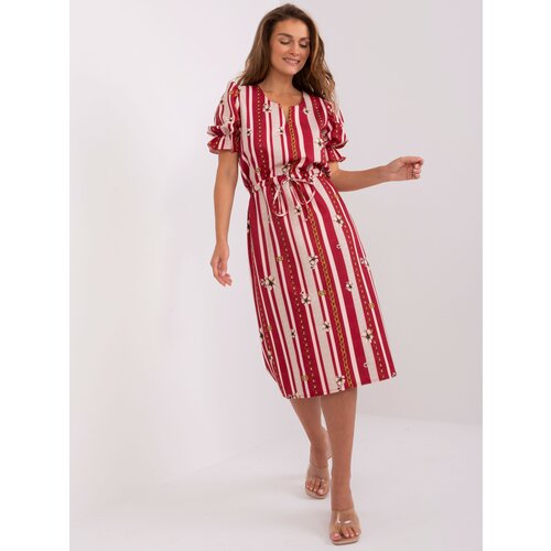LAKERTA Dress-LK-SK-507468-1.20P-burgundy Cene