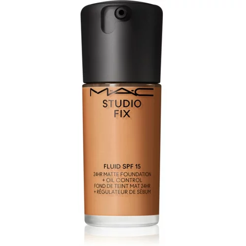 MAC Cosmetics Studio Fix Fluid SPF 15 24HR Matte Foundation + Oil Control matirajoči tekoči puder SPF 15 odtenek NC45 30 ml