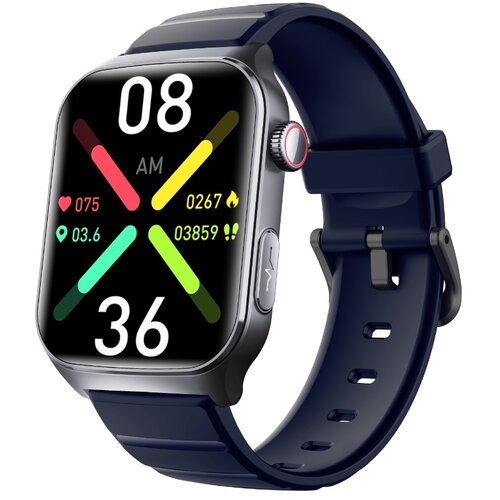 INF Smartwatch F320 kompatibilen z več znamkami - Zdravstveno spremljanje, Bluetooth 5.3, 7-10 dni baterije Blue, (5000263706) Cene