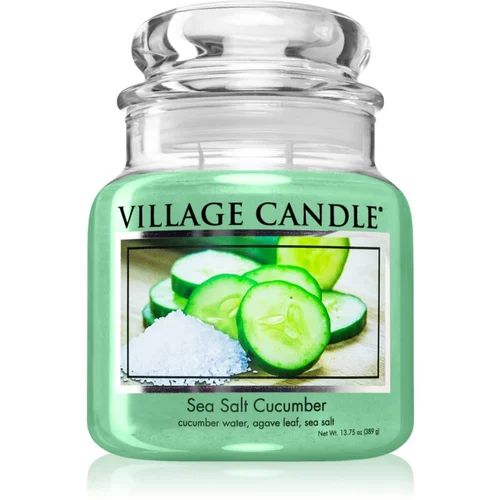 Village Candle Sea Salt Cucumber mirisna svijeća 389 g