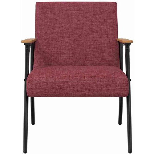 VidaXL fotelja Vinska crvena 59 x 75 x 78 cm tkanina Slike
