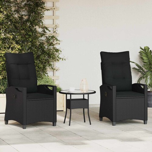  Vrtna stolica 2 pcs Crna 56 x 64 x 94 cm Čelik i poliester Cijene