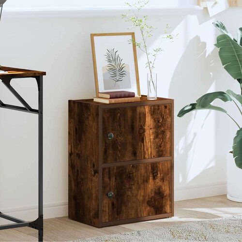 VidaXL Regal za knjige boja hrasta 40x24x52 cm od konstruiranog drva Slike