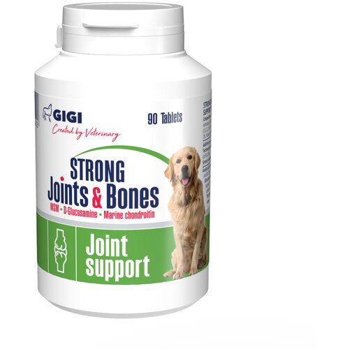 GIGI Strong Joints &amp;amp; Bones 1600 mg suplement za pse za zglobove i kosti 90 tableta Slike