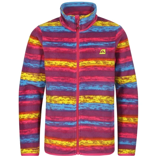 Alpine pro Children's fleece sweatshirt SIUSO neon knockout pink variant pa