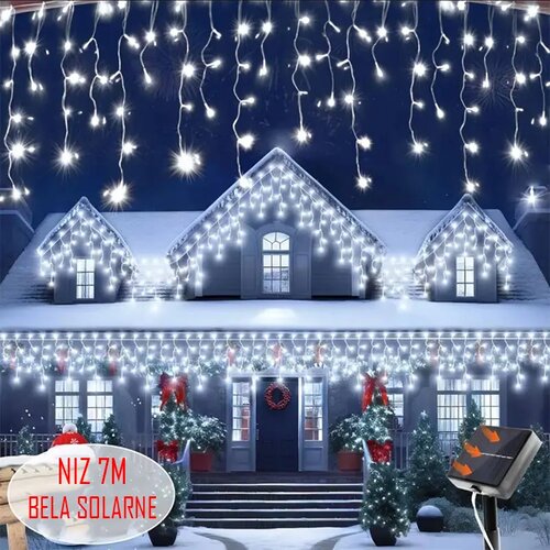  solarne led sijalice 7m sa nizovima bele Cene