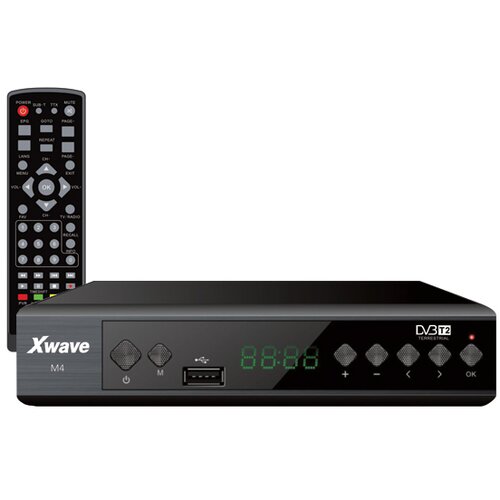  Xwave M4 DVB-T2 Set Top Box,LED,scart,HDMI,USB,media player,metalno kućište Cene