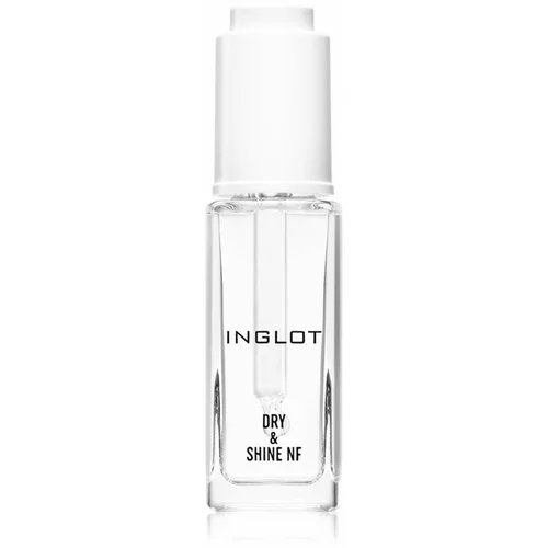 Inglot Dry & Shine NF nadlak za nokte za ubrzano sušenje laka s kapaljkom 9 ml