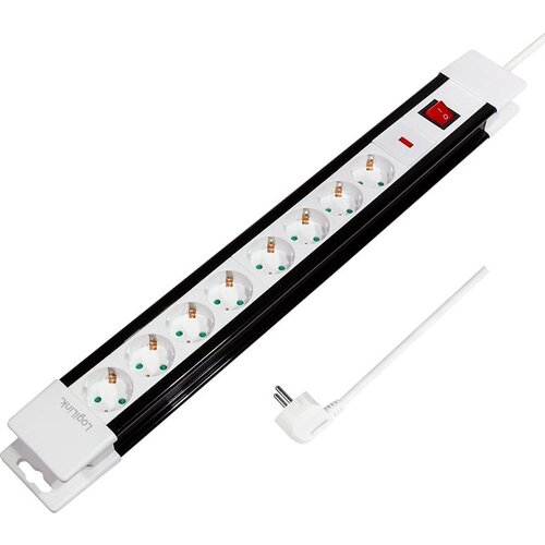 Logilink &amp;quot;LPS207 beli produžni kabl sa prenaponskom za&amp;scaron;titom 8 utičnica 16A 230V 3m&amp;quot; Slike